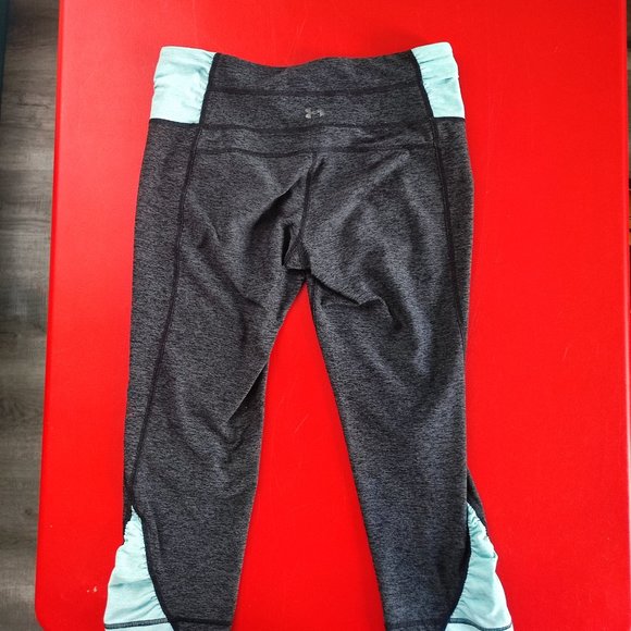 Under Armour leggings grey turquoise woman's size M - Picture 3 of 8